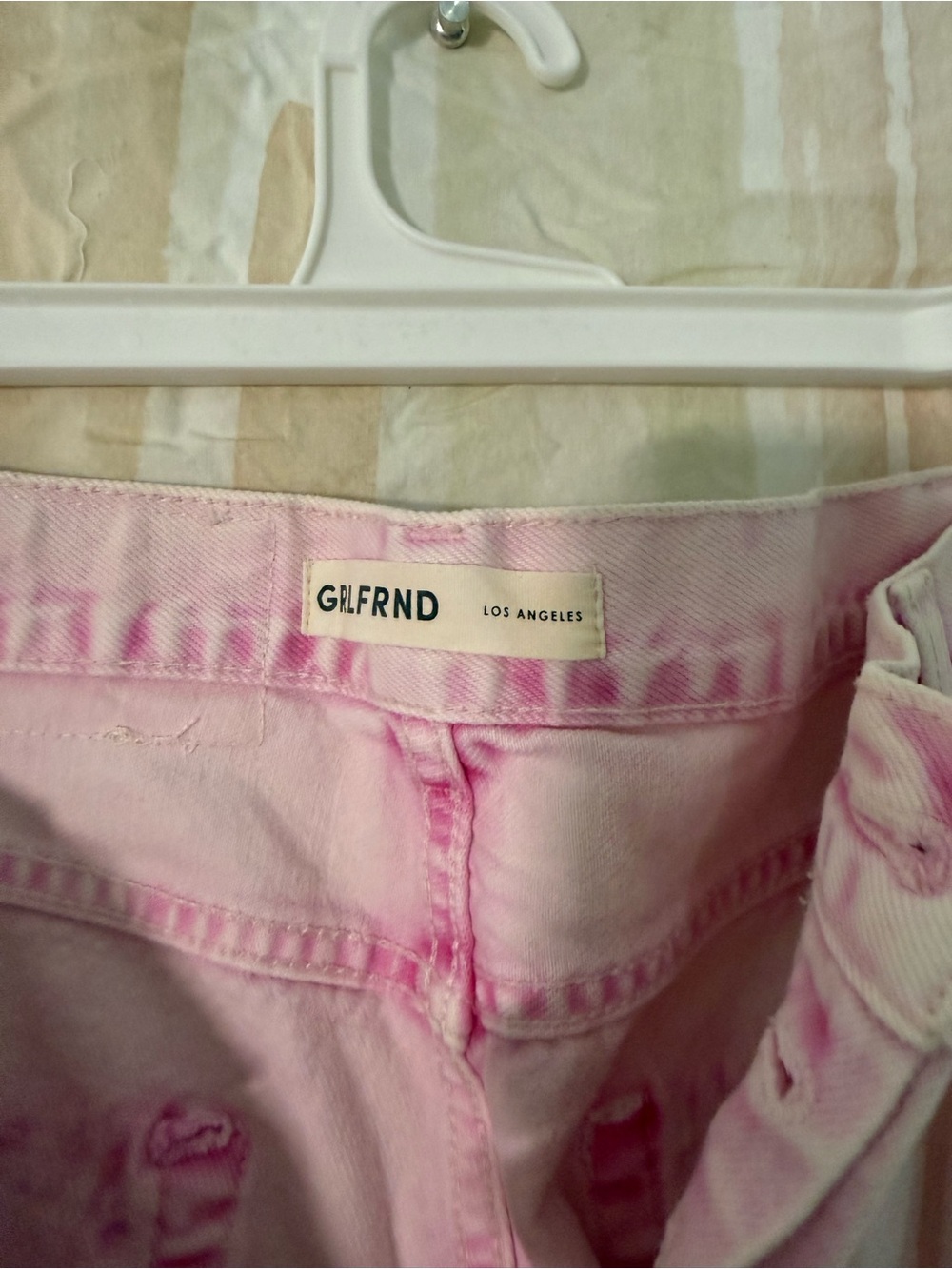 GRLFRND Pink Tie-Dye Cargo Joggers - Picture 3 of 4